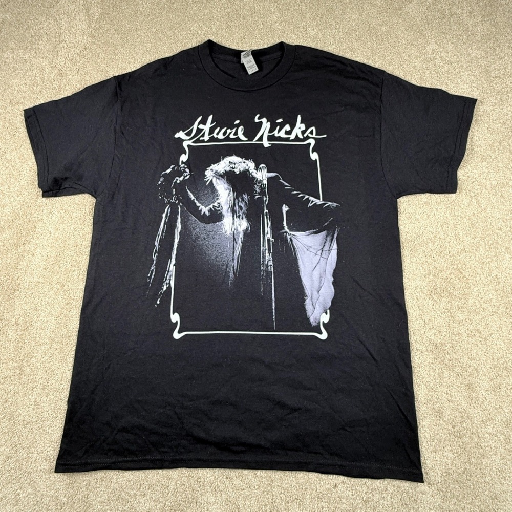 Gildan Stevie Nicks T-Shirt Mens Large Black 2023-2024 Tour Graphic